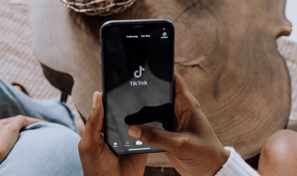Tiktok app on phone